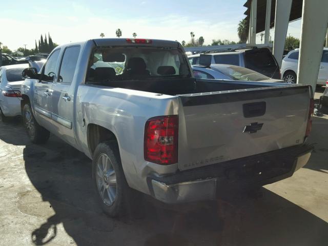 3GCPCSE09DG352893 - 2013 CHEVROLET SILVERADO SILVER photo 3