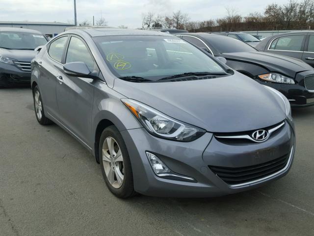 KMHDH4AE9GU635356 - 2016 HYUNDAI ELANTRA SE GRAY photo 1