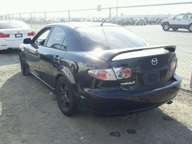 1YVHP80CX65M45553 - 2006 MAZDA 6 I BLACK photo 3