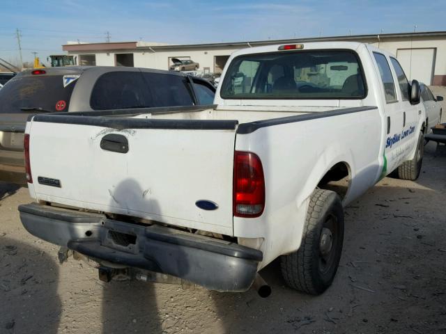 1FTWW30546EA00990 - 2006 FORD F350 SRW S WHITE photo 4