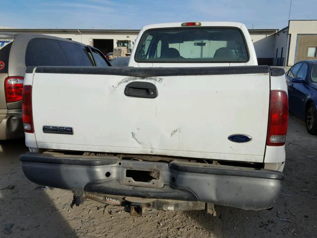 1FTWW30546EA00990 - 2006 FORD F350 SRW S WHITE photo 6