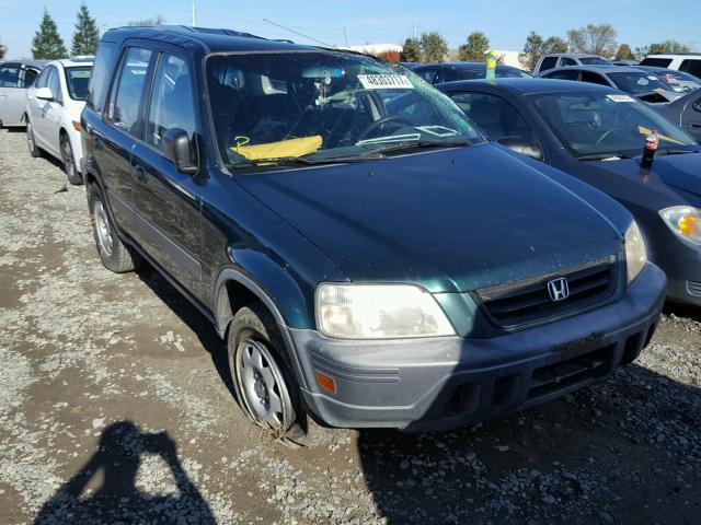 JHLRD2846YS005561 - 2000 HONDA CR-V LX GREEN photo 1