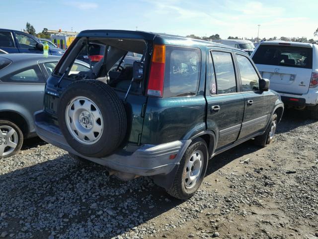 JHLRD2846YS005561 - 2000 HONDA CR-V LX GREEN photo 4