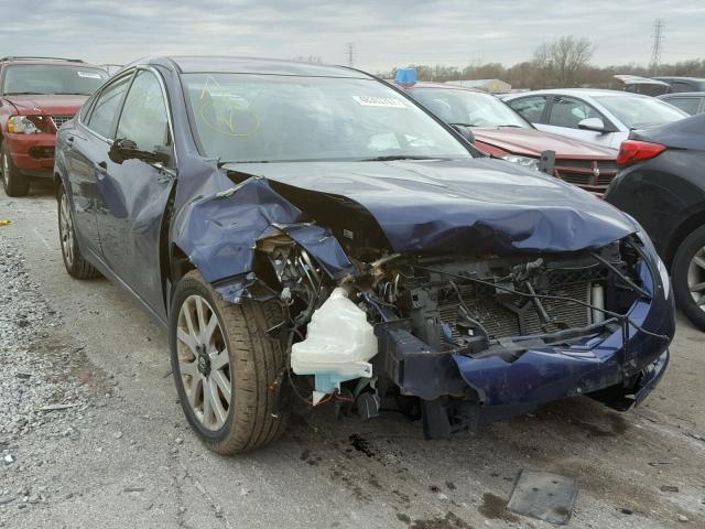 1YVHZ8CH9B5M06237 - 2011 MAZDA 6 I BLUE photo 1