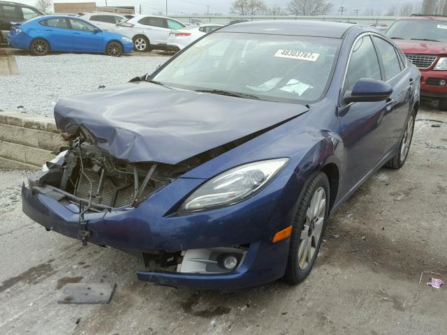 1YVHZ8CH9B5M06237 - 2011 MAZDA 6 I BLUE photo 2