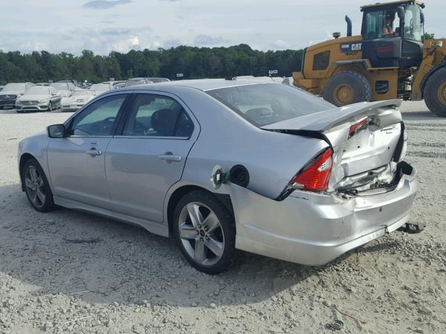 3FAHP0DC6BR111678 - 2011 FORD FUSION SPO GRAY photo 1