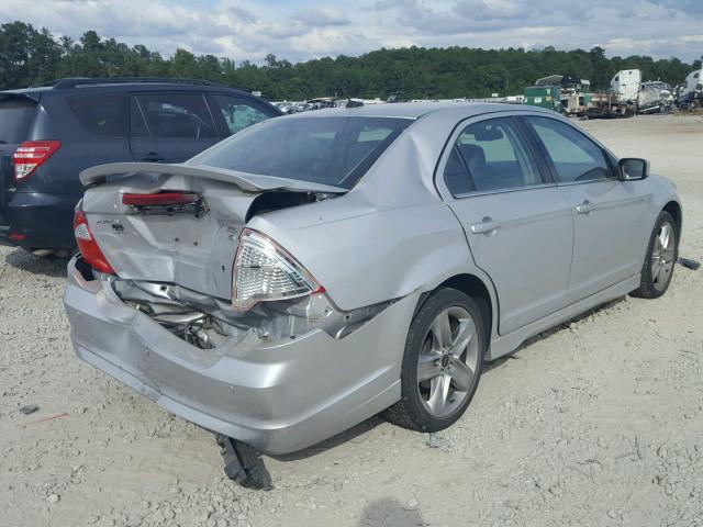 3FAHP0DC6BR111678 - 2011 FORD FUSION SPO GRAY photo 4