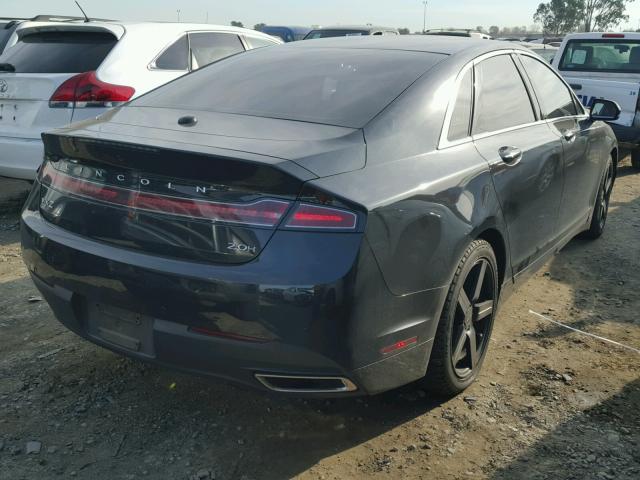 3LN6L2LU0DR820348 - 2013 LINCOLN MKZ HYBRID BLACK photo 4