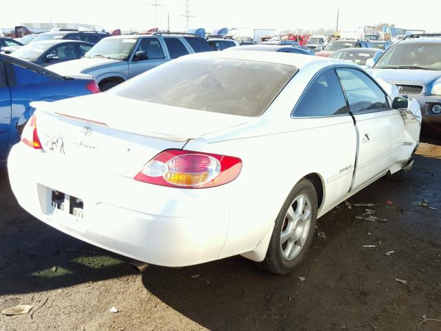 2T1CF22P92C598860 - 2002 TOYOTA CAMRY SOLA WHITE photo 4