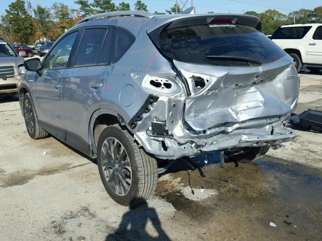 JM3KE2DY3G0841205 - 2016 MAZDA CX-5 GT SILVER photo 3