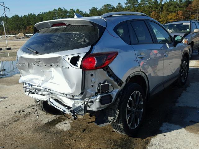 JM3KE2DY3G0841205 - 2016 MAZDA CX-5 GT SILVER photo 4