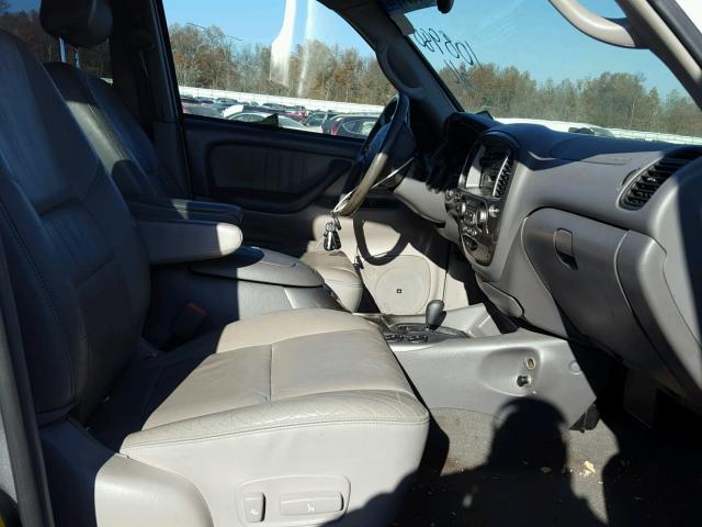 5TDBT48A74S232134 - 2004 TOYOTA SEQUOIA LI SILVER photo 5