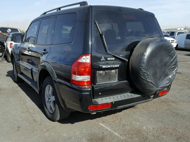 JA4MW51S06J002289 - 2006 MITSUBISHI MONTERO LI BLACK photo 3