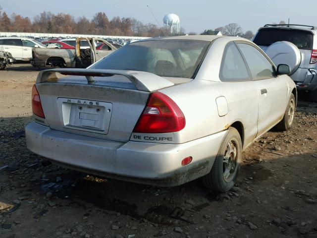 JA3AY11A32U001308 - 2002 MITSUBISHI MIRAGE DE SILVER photo 4