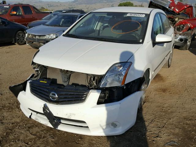 3N1AB6AP0BL731789 - 2011 NISSAN SENTRA 2.0 WHITE photo 2