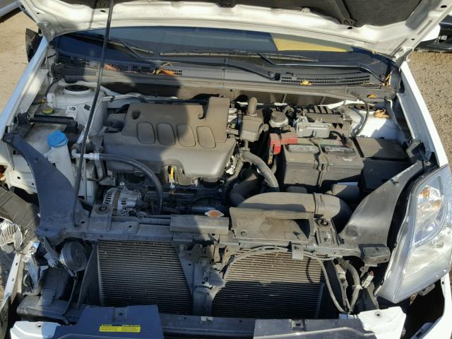 3N1AB6AP0BL731789 - 2011 NISSAN SENTRA 2.0 WHITE photo 7