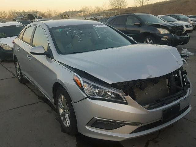 5NPE24AF5FH002476 - 2015 HYUNDAI SONATA SE SILVER photo 1