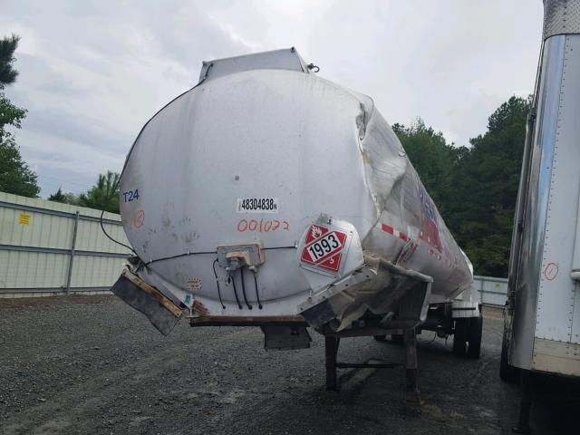 1C9A1A2B0RS001022 - 1992 CUST TANKER TRAILER SILVER photo 2