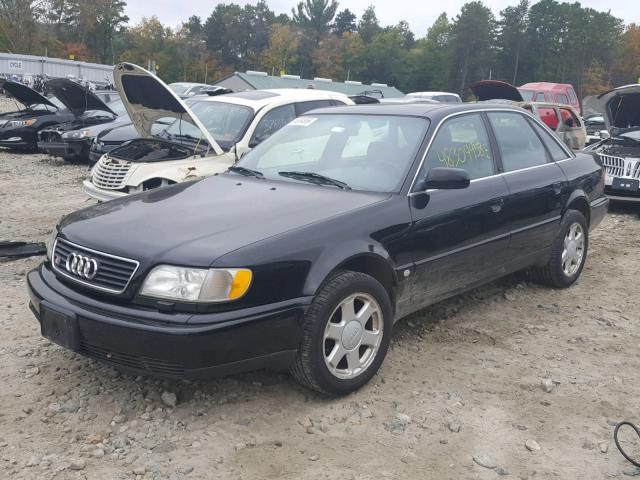 WAUKA84A9SN114671 - 1995 AUDI S6 BLACK photo 2