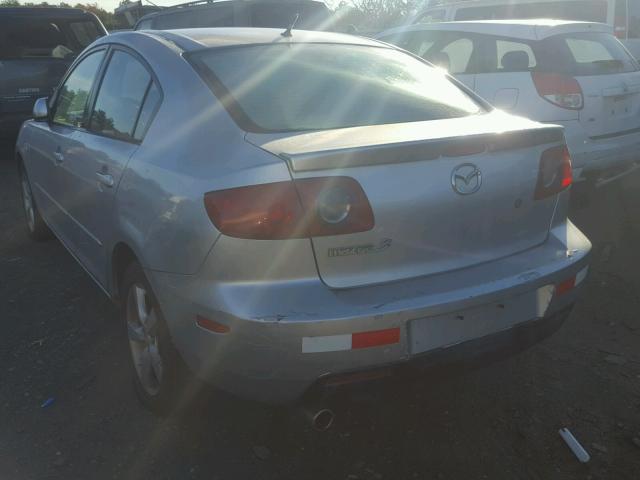 JM1BK12F741176327 - 2004 MAZDA 3 I SILVER photo 3