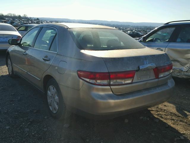 1HGCM56303A089455 - 2003 HONDA ACCORD LX GOLD photo 3