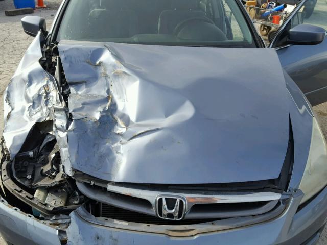 1HGCM56447A040547 - 2007 HONDA ACCORD LX BLUE photo 7