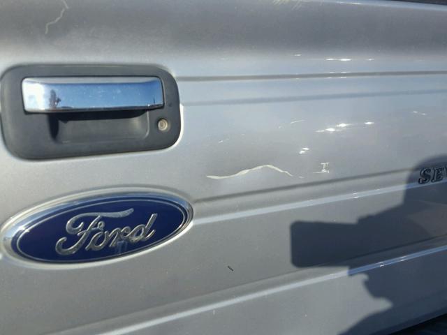 1FTFW1CT4DFA37897 - 2013 FORD F150 SUPER SILVER photo 9