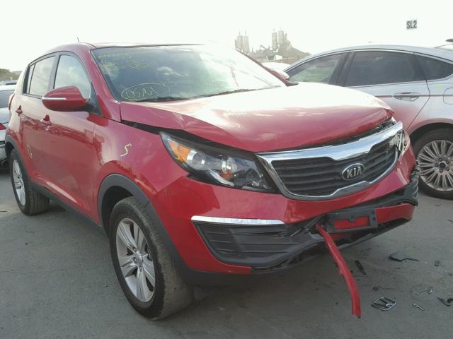 KNDPB3A23D7365425 - 2013 KIA SPORTAGE B RED photo 1