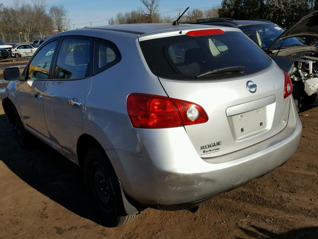 JN8AS5MV8AW607137 - 2010 NISSAN ROGUE S SILVER photo 3