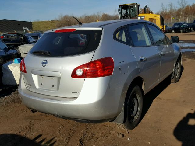 JN8AS5MV8AW607137 - 2010 NISSAN ROGUE S SILVER photo 4