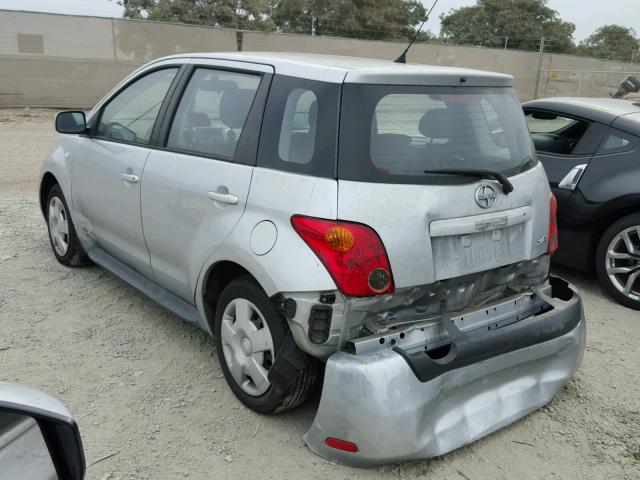 JTKKT604750103342 - 2005 TOYOTA SCION XA SILVER photo 3