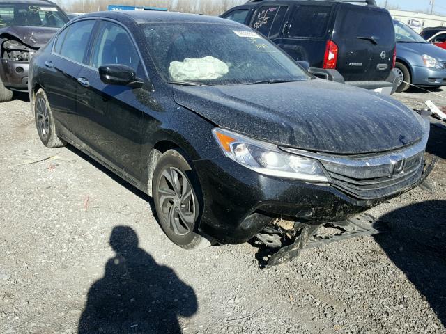 1HGCR2F35HA110324 - 2017 HONDA ACCORD LX BLACK photo 1