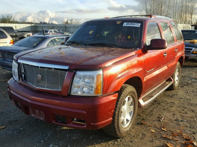 1GYEK63N62R101983 - 2002 CADILLAC ESCALADE L MAROON photo 2