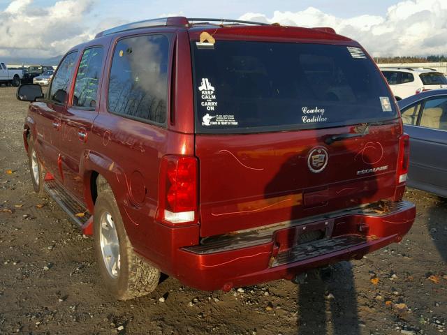 1GYEK63N62R101983 - 2002 CADILLAC ESCALADE L MAROON photo 3