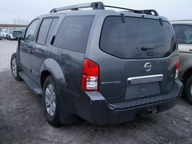 5N1AR18W67C625225 - 2007 NISSAN PATHFINDER GRAY photo 3