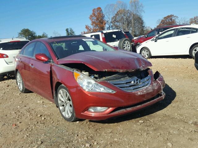 5NPEC4AC1CH459395 - 2012 HYUNDAI SONATA SE BURGUNDY photo 1