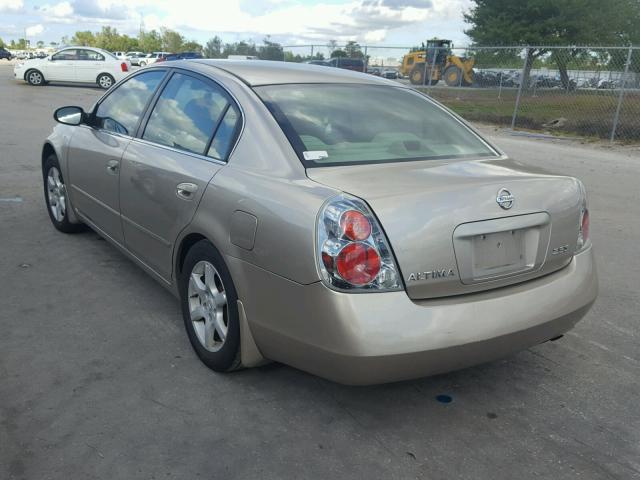 1N4AL11D45N462337 - 2005 NISSAN ALTIMA S GOLD photo 3