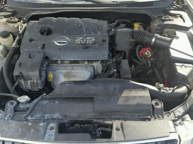 1N4AL11D45N462337 - 2005 NISSAN ALTIMA S GOLD photo 7