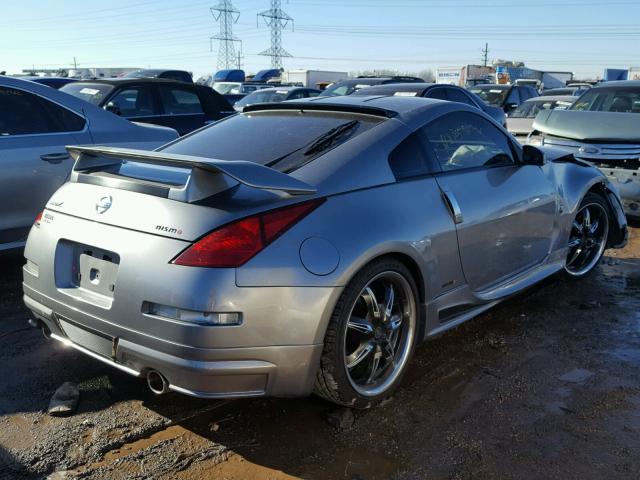 JN1AZ34E34T050335 - 2004 NISSAN 350Z COUPE GRAY photo 4