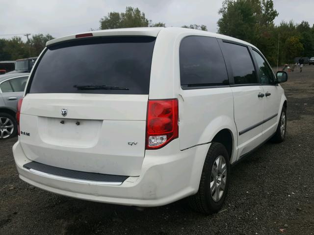 2C4RDGAG3CR124144 - 2012 DODGE RAM VAN WHITE photo 4