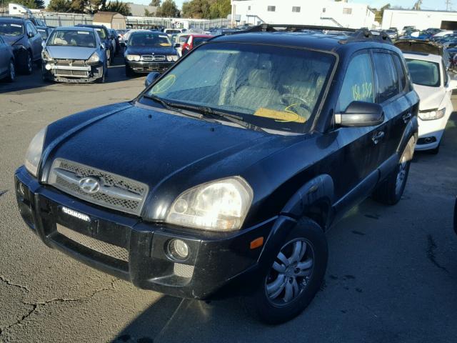 KM8JN72D56U268859 - 2006 HYUNDAI TUCSON GLS BLACK photo 2