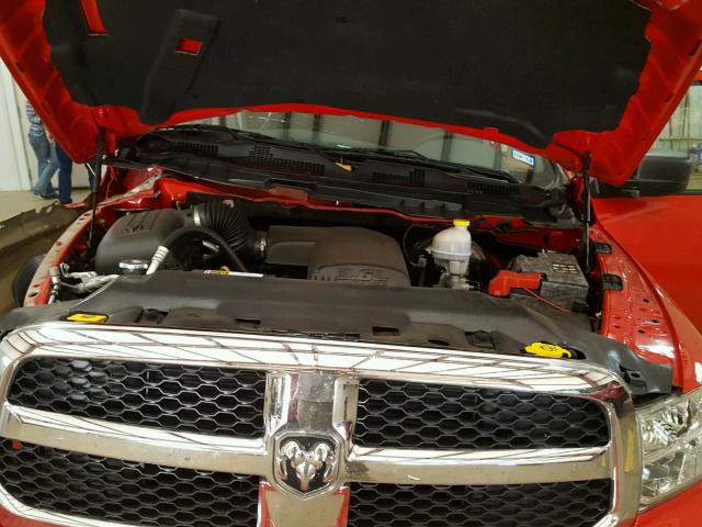 1C6RR6GG1GS381009 - 2016 RAM 1500 SLT RED photo 7