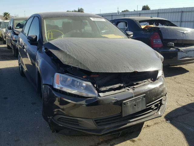 3VWDZ7AJ8BM355289 - 2011 VOLKSWAGEN JETTA SE BLACK photo 1