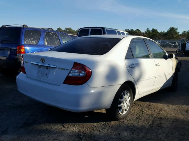 4T1BE32K44U285791 - 2004 TOYOTA CAMRY LE WHITE photo 4