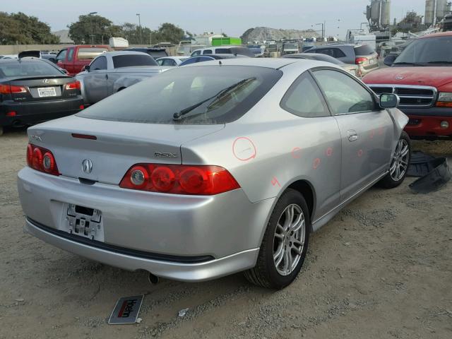 JH4DC53886S023545 - 2006 ACURA RSX SILVER photo 4