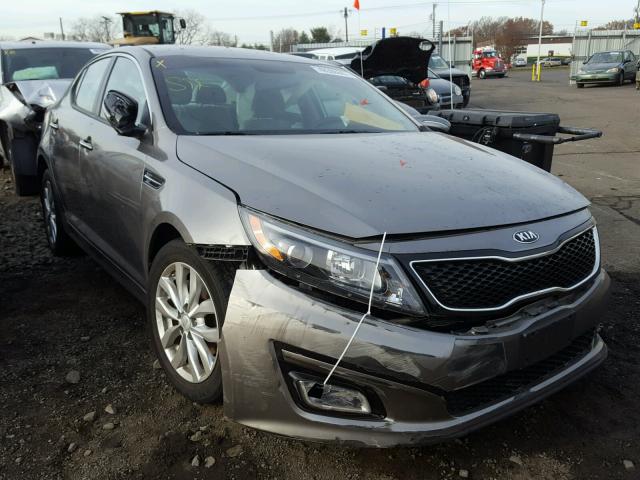 5XXGM4A72FG466719 - 2015 KIA OPTIMA LX GRAY photo 1