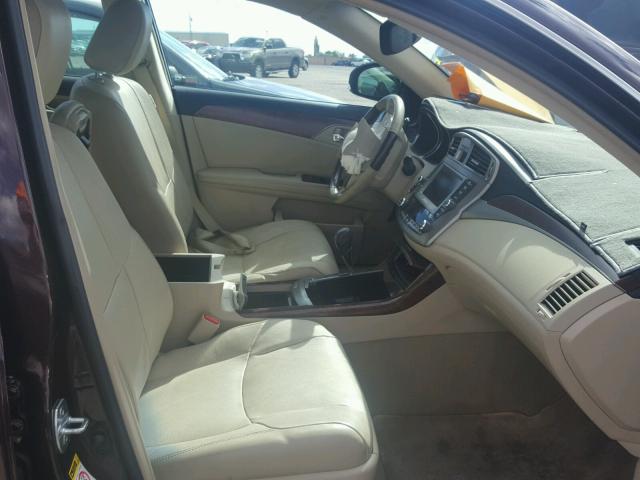 4T1BK3DBXCU453146 - 2012 TOYOTA AVALON BAS MAROON photo 5