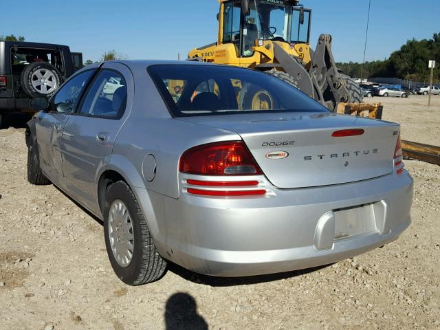 1B3EL46X16N137065 - 2006 DODGE STRATUS SX SILVER photo 3