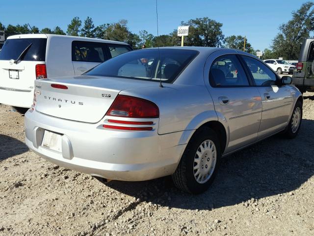 1B3EL46X16N137065 - 2006 DODGE STRATUS SX SILVER photo 4