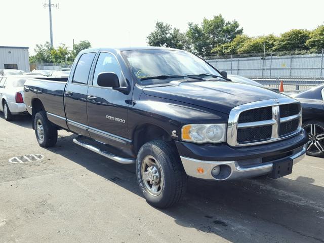 3D7KU28CX4G261537 - 2004 DODGE RAM 2500 S 黑色 照片 1